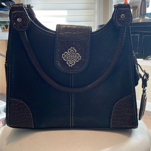 Rosetti black/brown shoulder purse 8Hx9.5W. Gently used. Looks almost new.
